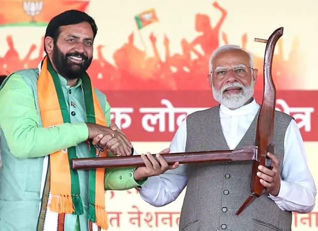 हरियाणा के सीएम नायब सिंह सैनी और पीएम नरेंद्र मोदी