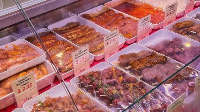 Huber's ресторанында сатылган башка эттер