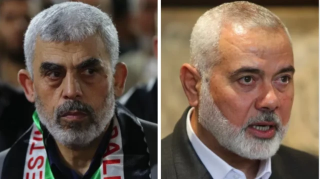 Yahya Sinvar ve İsmail Haniye