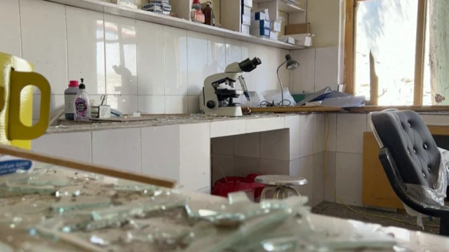 د سیمې روغتون هم د جګړې له کبله تړل شوی او وسایل یې له کاره لوېدلي دي