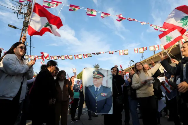 Proslava novog predsednika u Libanu