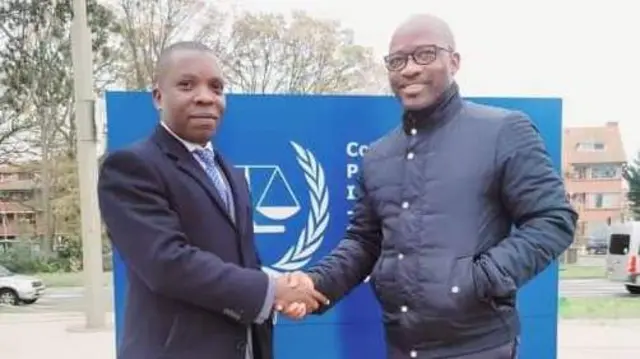 Bly Roselin (à gauche) et Charles Blé Goudé