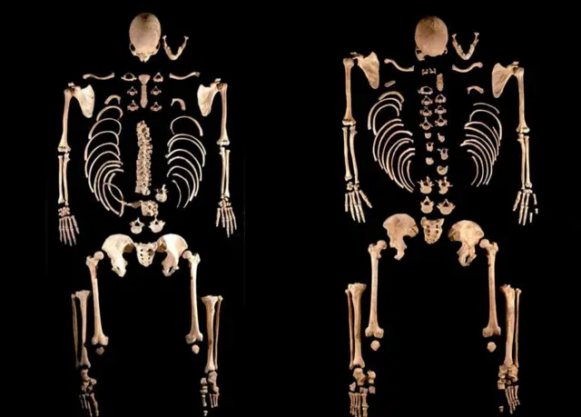 Restos de cazadores hallados en La Braña, en Castilla y León.