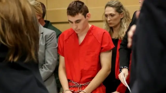 Nikolas Cruz xuất hiện tại tòa hôm 19/2 ở Fort Lauderdale