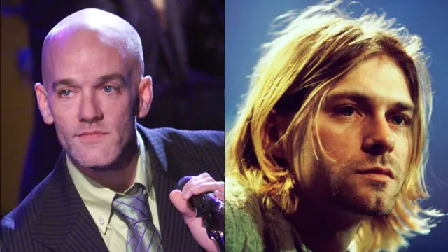 Michael Stipe y Kurt Cobain