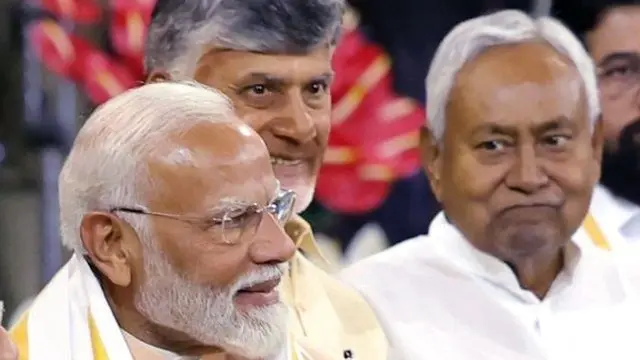 पीएम मोदी, चंद्रबाबू नायडू, नीतीश कुमार