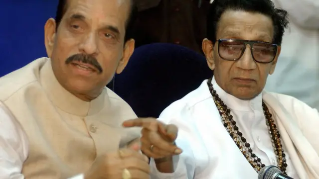 मनोहर जोशी के साथ बाल ठाकरे