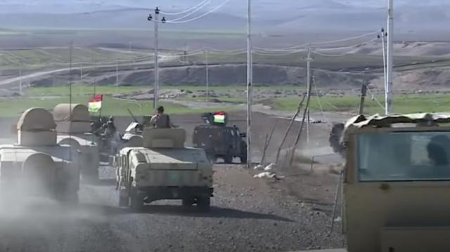 قوات كردية تنتشر في لهيبان