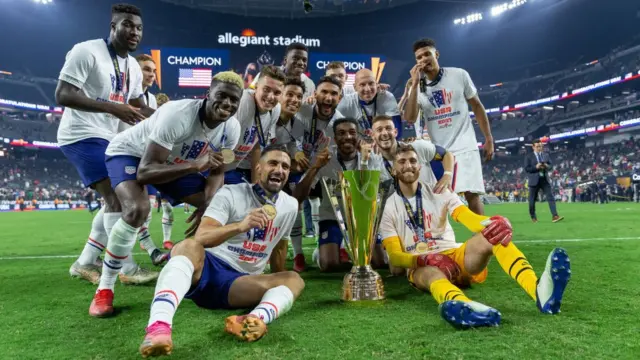 EE.UU. celebra el título de la Copa Oro