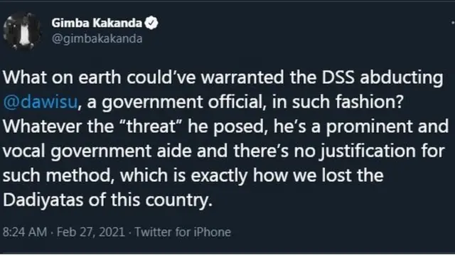 Tani Dawisu, olùbádámọ́ràn pàtàkì gómìnà Ganduje ti wọn lo ti sọnù?