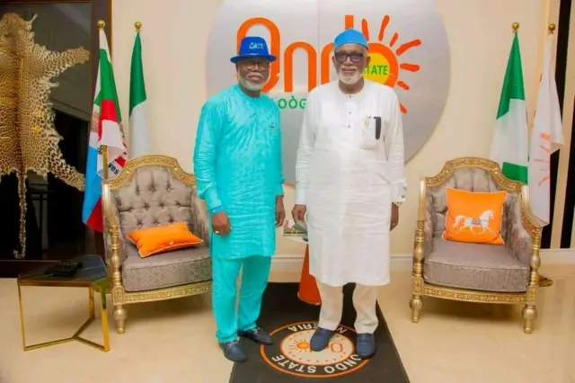 Aworan Gomina ati igbakeji ipinlẹ Ondo