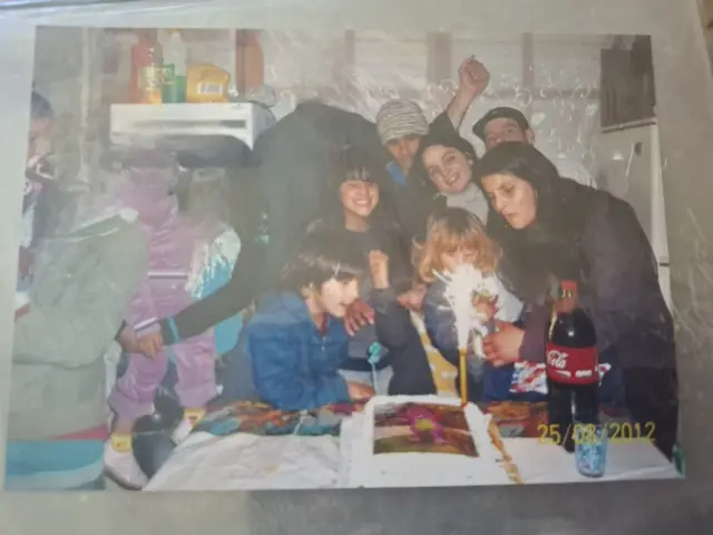 Mercedes Pereira y sus hijos