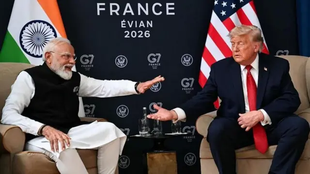 பிரதமர் நரேந்திர மோதி- அமெரிக்க அதிபர் டொனால்ட் டிரம்ப் 