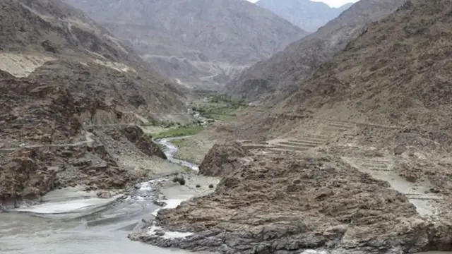 دیامر بھاشا ڈیم کی تعمیر کی سائٹ