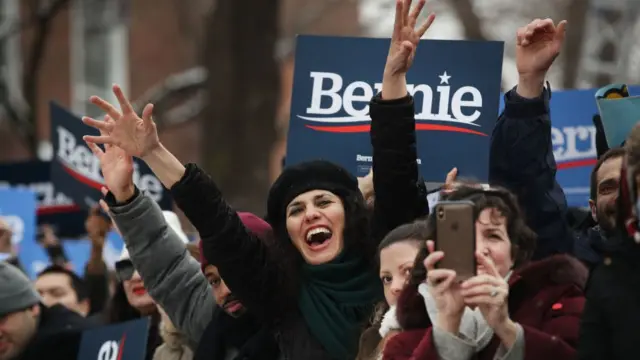Seguidores de Bernie Sanders
