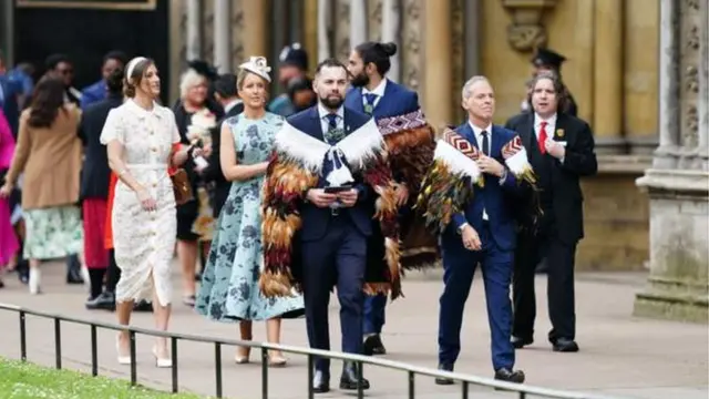 Guests arrive for King Charles coronation