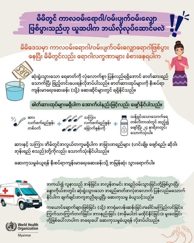 WHO သတိပေးချက်