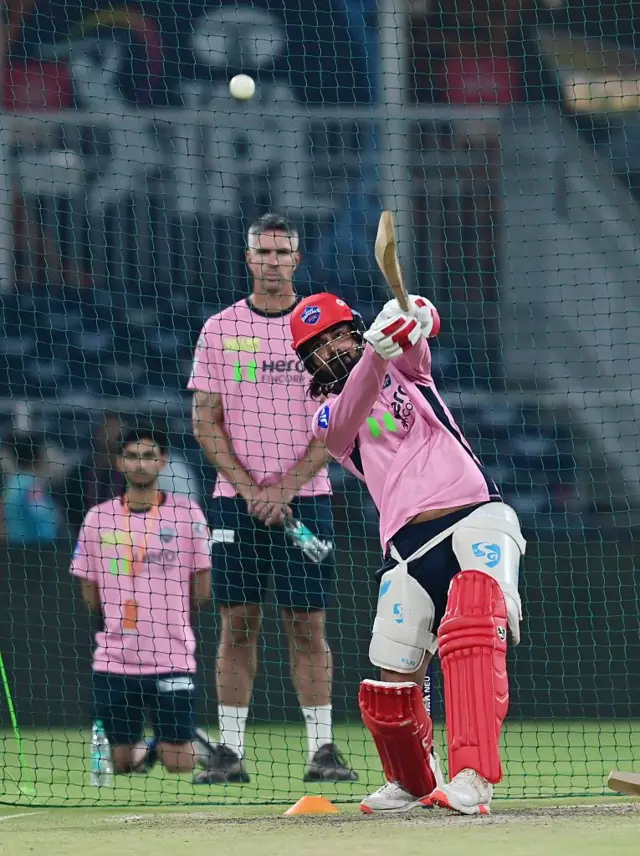 केएल राहुल नेट पर प्रेक्टिस करते हुए (फ़ाइल फ़ोटो)