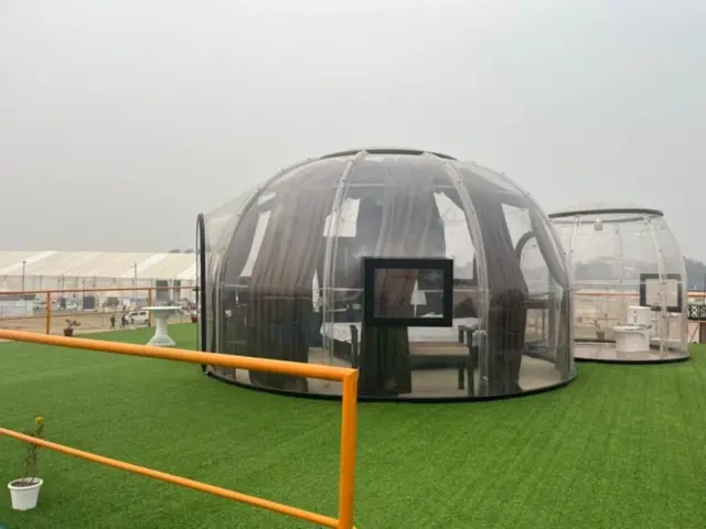 डोम सिटीमध्ये अशा 22 खोल्या तयार करण्यात आल्या आहेत.
