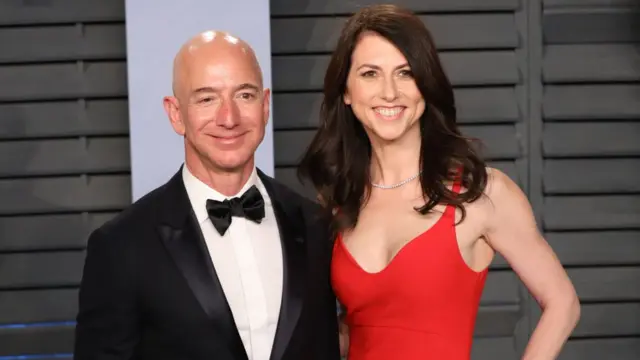 Jeff Bezos e Mackenzie Scott