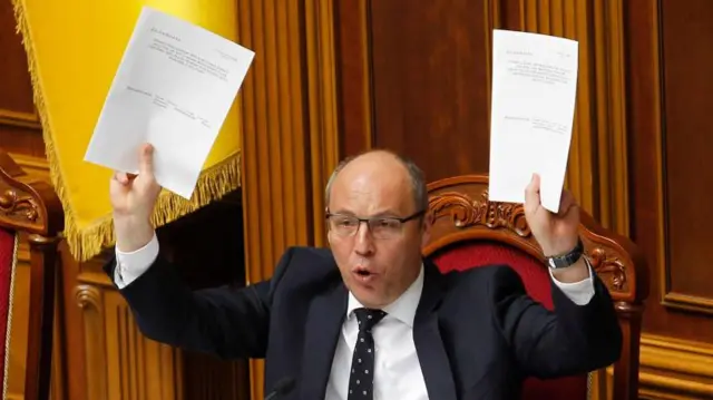 Парубий в Верховной раде в мае 2019 года