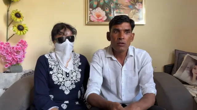 ਇੰਦਰਜੀਤ ਕੌਰ ਰੂਬੀ ਆਪਣੇ ਪਤੀ ਲੋਕੇਸ਼ ਦੇ ਨਾਲ