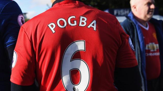 Camiseta de Paul Pogba