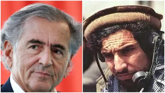 احمد شاه مسعود و هنری برنارد لیوی