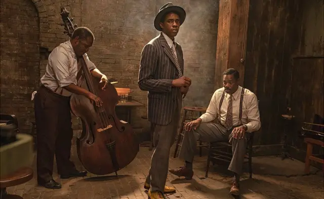 Chadwick Boseman en el filme "Ma Rainey's Black Bottom".