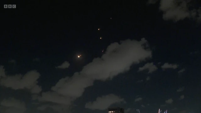 İsrail səmasında İran raketləri