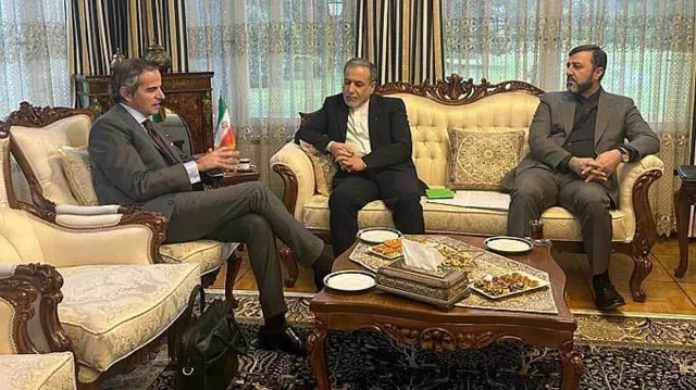 عباس عراقچی در دیدار با رافائل گروسی، رئيس آژانس بینالمللی انرژی اتمی