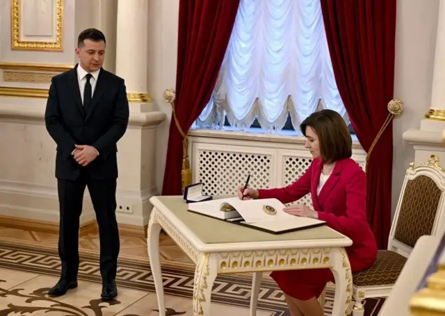 Санду і Зеленський