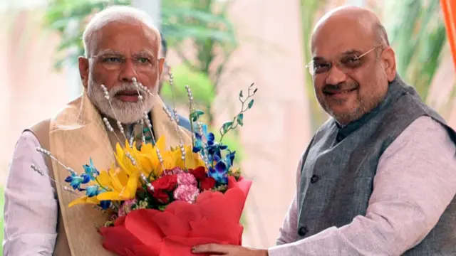 નરેન્દ્ર મોદી અને અમિત શાહ