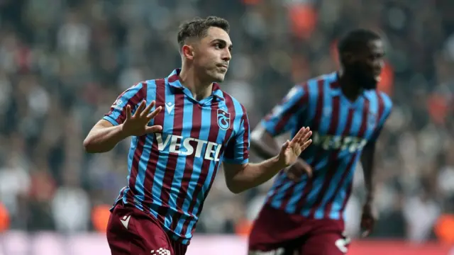 trabzon gol sevinci