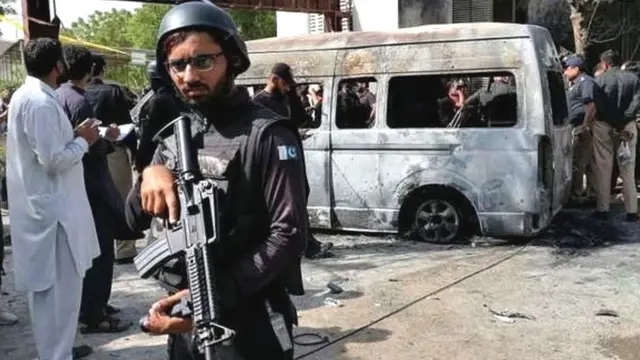 કરાચીમાં બ્લાસ્ટ