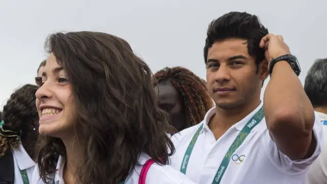 Rami Anis y Yusra Mardini