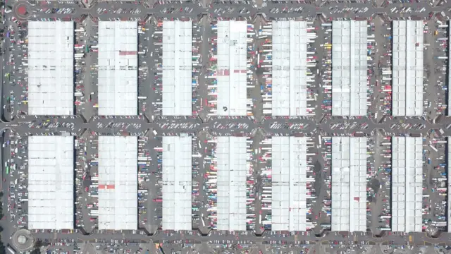 Una vista de la Central de Abasto Foto: Santiago Arau