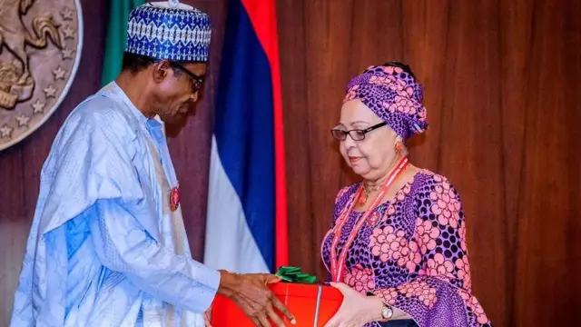 aworan Aarẹ Buhari nile ijọba