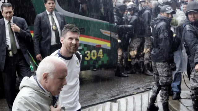 Lionel Messi en La Paz