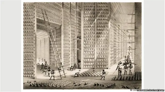 भारतातलं ईस्ट इंडिया कंपनीचं गोदाम