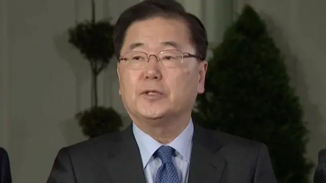 Chung Eui-yong, representante da Coreia do Sul