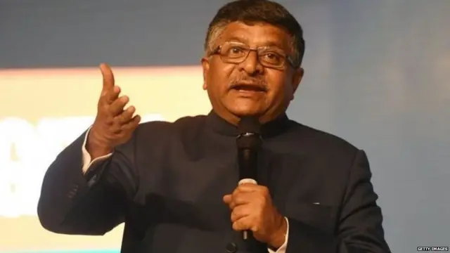 कायदामंत्री रविशंकर प्रसाद.