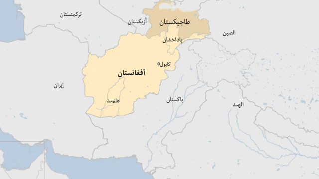 خريطة أفغانستان