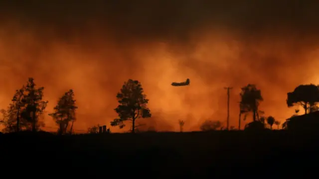 пожары в Калифорнии