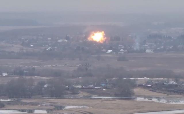 Обстріл росіянами селища Рижівка в березні