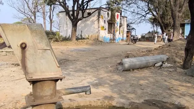 हातपंपाजवळच मधमाशांचं मोठं पोळं होतं.