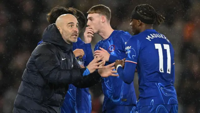 انزو مارسکا و بازیکنان چلسی