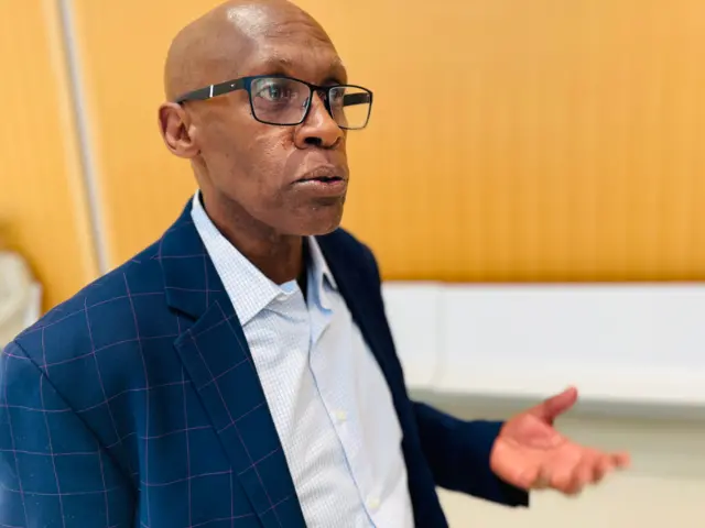 Marcel Kabanda, arongoye ishirahamwe ry’abacikacumu Ibuka ishami ryo mu Bufaransa, Ibuka France, Paris ku wa 11 Gitugutu 2024