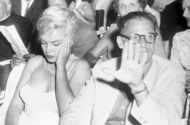 Marilyn Monroe and Arthur Miller