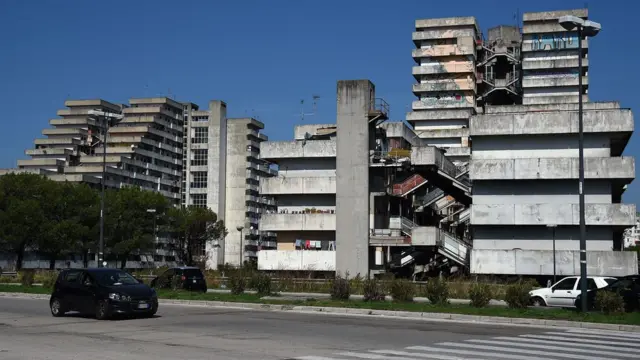 Scampia, en Nápoles, Italia.